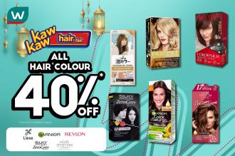 Watsons Hair Colour Sale 40% OFF (28 April 2022 - 4 May 2022)