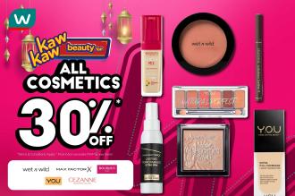 Watsons Cosmetics Sale 30% OFF (28 April 2022 - 2 May 2022)