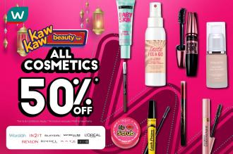 Watsons Cosmetics Sale 50% OFF (28 April 2022 - 2 May 2022)