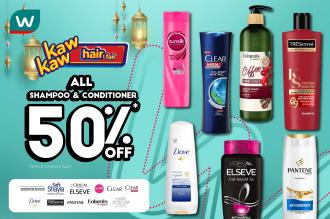 Watsons Shampoo & Conditioner Sale 50% OFF (28 April 2022 - 4 May 2022)