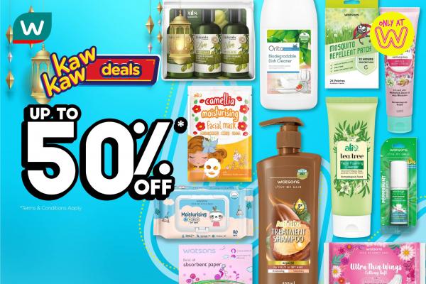 Watsons Brand Products Sale Up To 50% OFF (28 April 2022 - 4 May 2022)