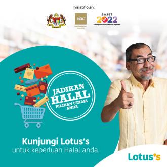 Tesco / Lotus's Hari Raya Halal Products Promotion (28 April 2022 - 18 May 2022)