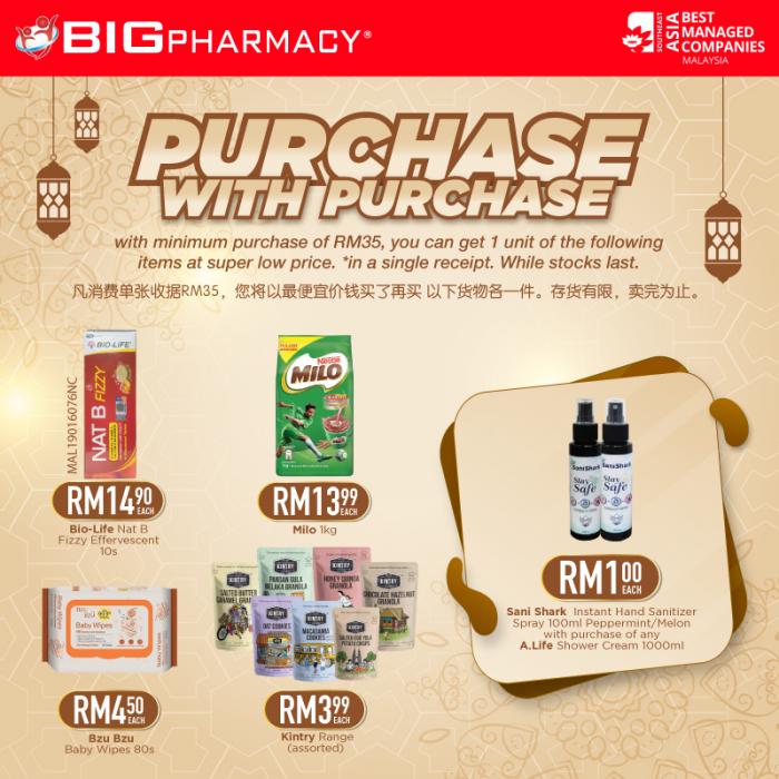 Big Pharmacy Taman Hui Sing Kuching & Legenda Heights Sungai Petani Opening Promotion (valid until 8 May 2022)