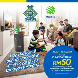 Maxis RM50 Cashback Promotion With Touch 'n Go eWallet (20 April 2022 - 30 June 2022)