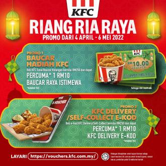 KFC Hari Raya FREE Voucher Promotion (4 April 2022 - 6 May 2022)