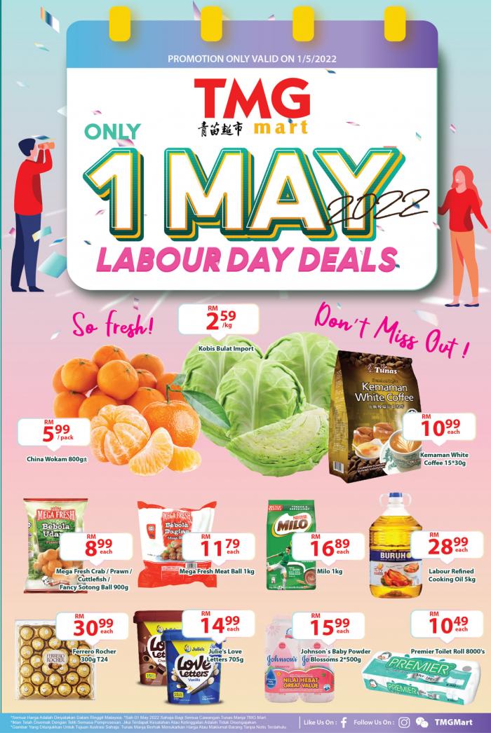 TMG Mart Labour Day Promotion (1 May 2022)