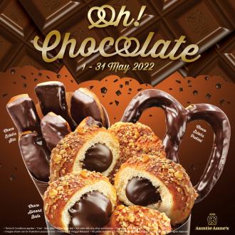 Auntie Anne's Oh! Chocolate Promotion (1 May 2022 - 31 May 2022)