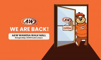 A&W Wangsa Walk Mall Re-Opening Promotion