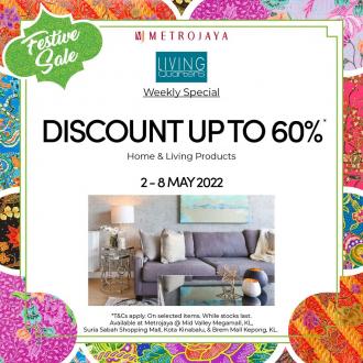 Metrojaya Home & Living Products Up To 60% OFF Promotion (2 May 2022 - 8 May 2022)