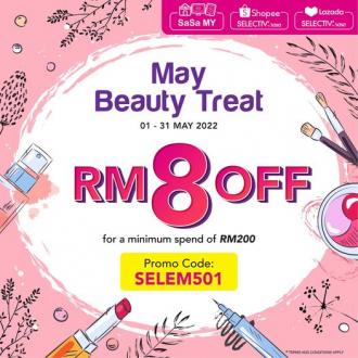 SaSa Online May Beauty Treat Promotion (1 May 2022 - 31 May 2022)