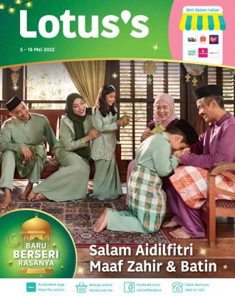 Tesco / Lotus's Hari Raya Promotion Catalogue (5 May 2022 - 18 May 2022)