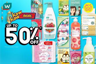 Watsons Brand Products Sale Up To 50% OFF (5 May 2022 - 9 May 2022)