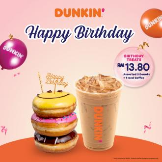 Dunkin Birthday Treat Promotion (1 May 2022 - 31 May 2022)