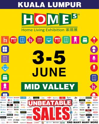 HOMEs Home Living Exhibition Sale at Mid Valley (3 June 2022 - 5 June 2022)