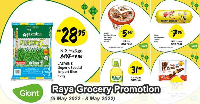 Giant Hari Raya Grocery Promotion (6 May 2022 - 8 May 2022)
