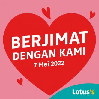 Tesco / Lotus's Berjimat Dengan Kami Promotion published on 7 May 2022