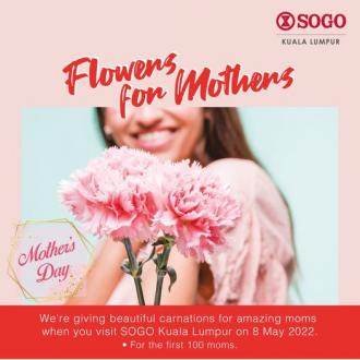 SOGO Kuala Lumpur Mother's Day FREE Flower For Mother Promotion (8 May 2022)