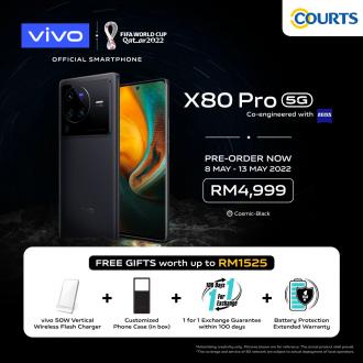 COURTS Vivo X80 Pro 5G Promotion (8 May 2022 - 13 May 2022)
