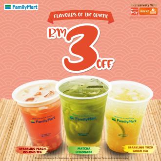 FamilyMart ShopeePay Beverages RM3 OFF Promotion (valid until 22 May 2022)