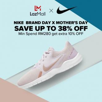 Nike Lazada Brand Day & Mother's Day Sale Up To 38% OFF (9 May 2022)