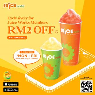 Juice Works Members Promotion (1 May 2022 - 31 May 2022)