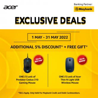 Acer Exclusive Deals Promotion With Maybank Credit Or Debit Card (1 May 2022 - 31 May 2022)
