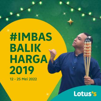 Tesco / Lotus's Imbas Balik Harga 2019 Promotion (12 May 2022 - 25 May 2022)