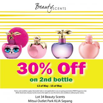 Beauty Scents May Special Sale at Mitsui Outlet Park (13 May 2022 - 15 May 2022)