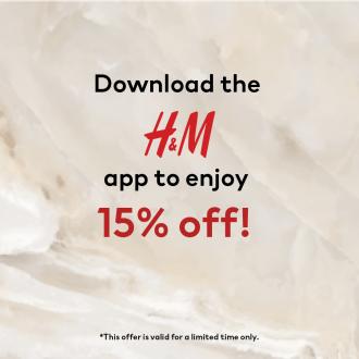 H&M Download App For 15% OFF Promotion