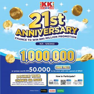 KK SUPER MART 21st Anniversary Promotion (16 May 2022 - 12 June 2022)