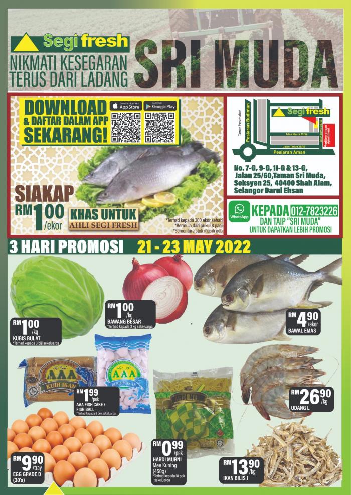 Segi Fresh Sri Muda Promotion (21 May 2022 - 4 June 2022)