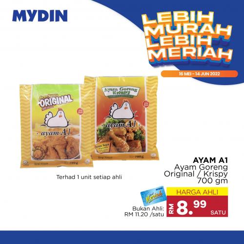 MYDIN Lebih Murah Lebih Meriah Promotion (16 May 2022 - 14 June 2022)