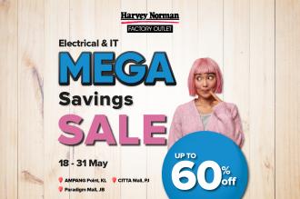 Harvey Norman Electrical & IT Mega Savings Sale (18 May 2022 - 31 May 2022)