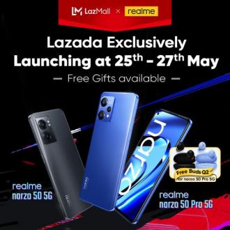 Lazada Realme Narzo 50 Pro 5G Launching Promotion (25 May 2022 - 27 May 2022)