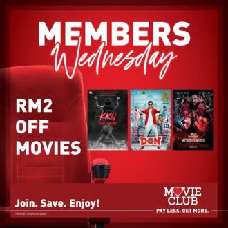 TGV Cinemas Members Wednesday RM2 OFF Promotion (every Wednesday)