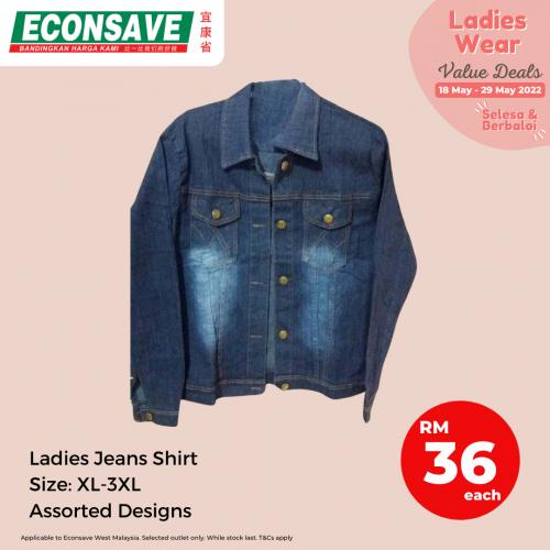Econsave Ladies Wear Value Deals Promotion (18 May 2022 - 29 May 2022)