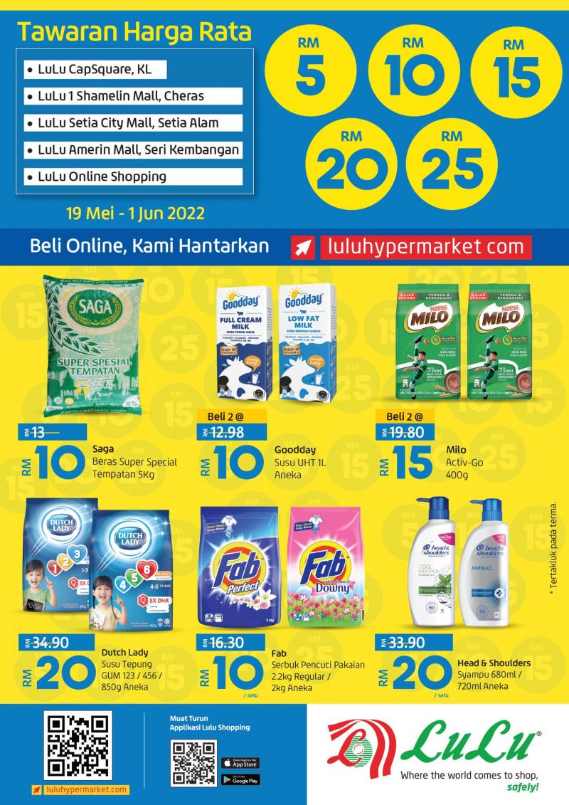 LuLu Flat Price Promotion Catalogue (19 May 2022 - 1 June 2022)