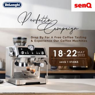 SenQ Delonghi's Perfetto Coffee Machine Promotion (18 May 2022 - 22 May 2022)
