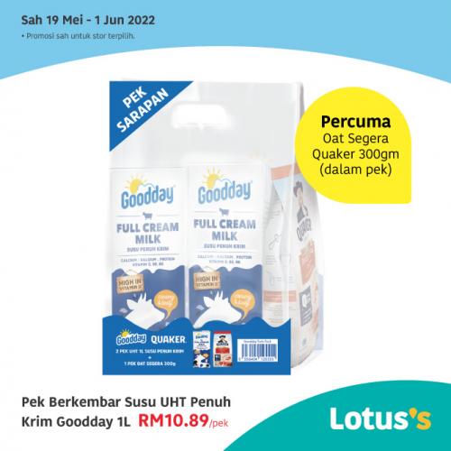 Tesco / Lotus's Milk Promotion (19 May 2022 - 1 June 2022)