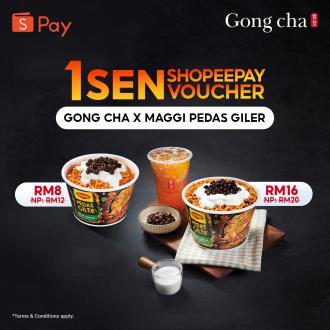 Gong Cha ShopeePay Voucher Promotion