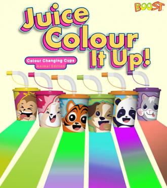 Boost Juice Bars Colour Changing Cups