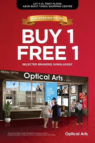 MOG Eyewear AEON Bukit Tinggi Buy 1 FREE 1 Opening Promotion