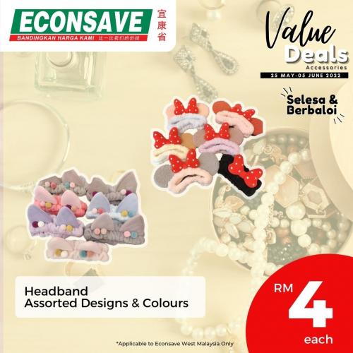 Econsave Accessories Value Deals Promotion (25 May 2022 - 5 June 2022)