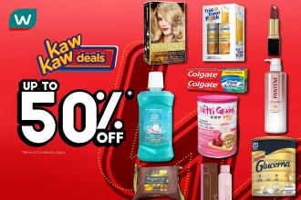 Watsons Kaw Kaw Deals Sale Up To 50% OFF (26 May 2022 - 1 June 2022)