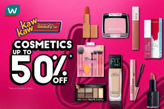 Watsons Cosmetics Sale Up To 50% OFF (26 May 2022 - 1 June 2022)