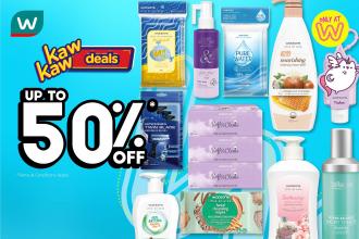 Watsons Brand Products Sale Up To 50% OFF (26 May 2022 - 1 June 2022)