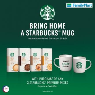 FamilyMart FREE Starbucks Mug Promotion (25 May 2022 - 5 July 2022)