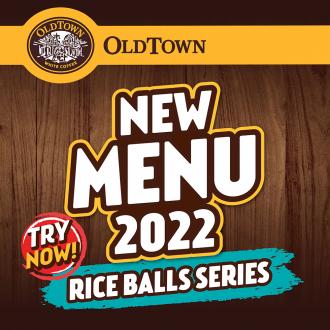 Oldtown Rice Balls Series Menu