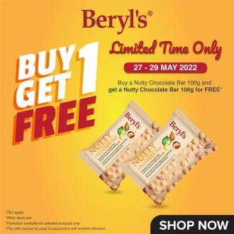 Beryl's Chocolate Buy 1 FREE 1 Promotion (27 May 2022 - 29 May 2022)