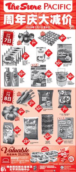 The Store and Pacific Hypermarket Anniversary Mega Sale Promotion (7 July 2018 - 8 July 2018)